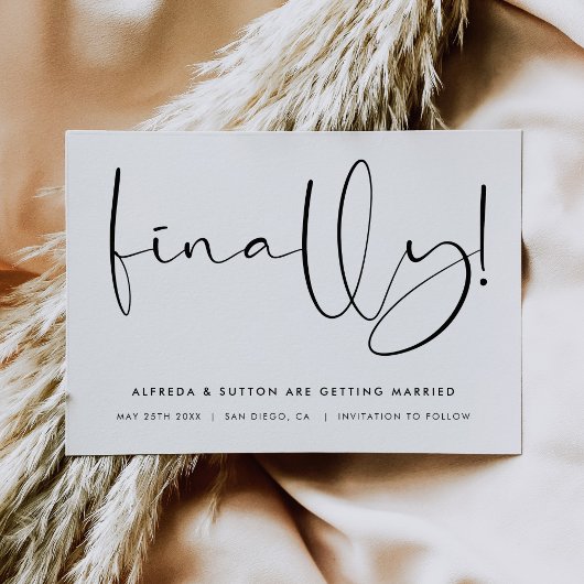 Finally セーブザデート