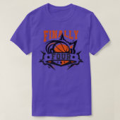 FINALly Four College March Basketball Madness Brac Tシャツ (デザイン正面)