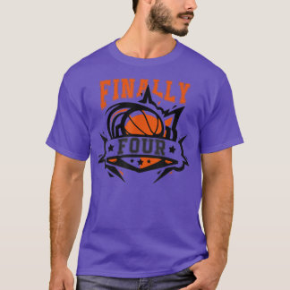 FINALly Four College March Basketball Madness Brac Tシャツ