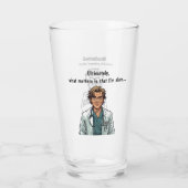 Finally Graduated Mug: Transparent Glass, Humorous タンブラーグラス (裏面)