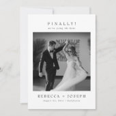 Finally Old Money Wedding Photo セーブザデート (正面)