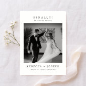 Finally Old Money Wedding Photo セーブザデート