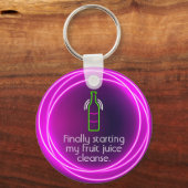 Finally Starting My Fruit Juice Cleanse キーホルダー (裏面)