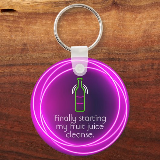 Finally Starting My Fruit Juice Cleanse キーホルダー (正面)