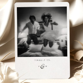 「Finally Us」写真サンキューカード 招待状