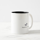 Finance Department Appreciation Quote Personalized ツートーンマグカップ (正面右)