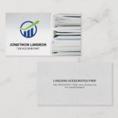 Finance Logo | 会計士の記録管理本 名刺 (正面/裏面)