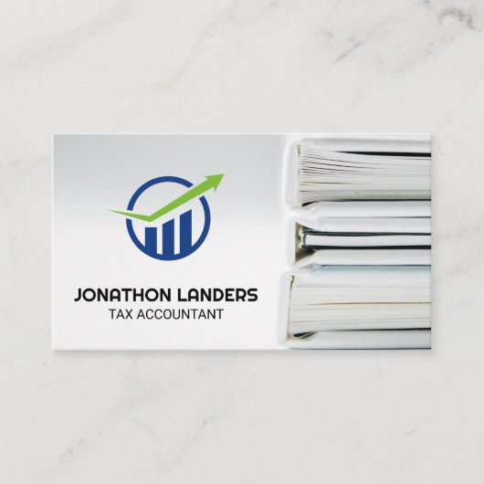 Finance Logo | 会計士の記録管理本 名刺 (正面)