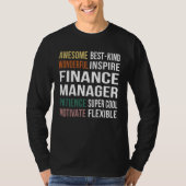 Finance Manager  Appreciation Tシャツ (正面)