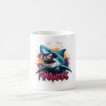 Finance Shark Mug – 漫画おもしろいデザイン