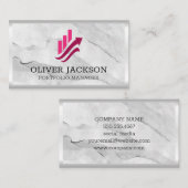 Finance | Stocks Bar Graph | Stone 名刺 (正面/裏面)