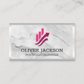 Finance | Stocks Bar Graph | Stone 名刺 (正面)