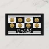 Financial Advisor Money Strategy Wealth Management 名刺 (正面)