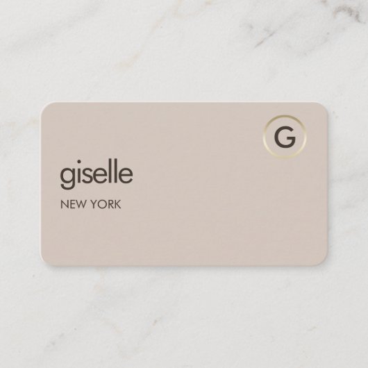 Financial Advisor Neutral Gold QR Code 名刺 (正面)