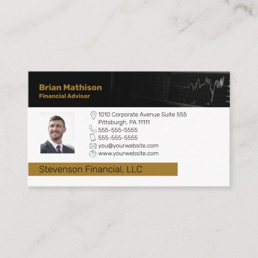 Financial Advisor | Planner Professional Business  名刺 (正面)