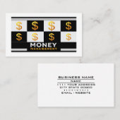 Financial Advisor Wealth Management Money Strategy 名刺 (正面/裏面)