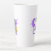 Financial Analysis Report Money Magnifying Glass カフェラテマグ (正面)