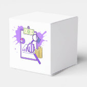 Financial Analysis Report Money Magnifying Glass フェイバーボックス (裏面サイド)