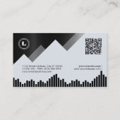 Financial and investment consultant Business Card 名刺 (裏面)
