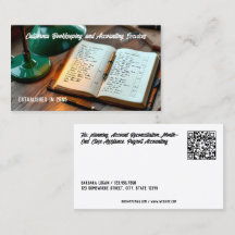 Financial Bookkeeper Custom QR