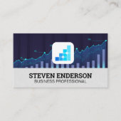 Financial Chart | Graph Chart | Data 名刺 (正面)