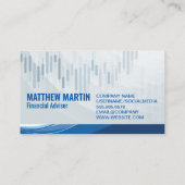 Financial Chart | Sail Ship Logo 名刺 (裏面)