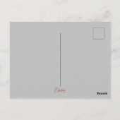 Financial Crisis ポストカード (裏面)