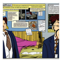 Financial Crisis of 2008 Novel Graphic Style Art