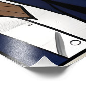 Financial Crisis of 2008 Novel Graphic Style Art フォトプリント (角)