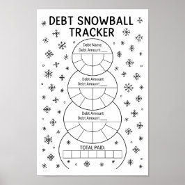 Financial Debt Snowballトラッカー ポスター