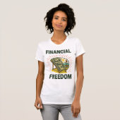 Financial Freedom Beach Chair for Wealth Builders Tシャツ (正面フル)