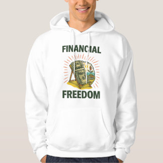 Financial Freedom Bold Beach Chair & Sunny Vibes パーカ
