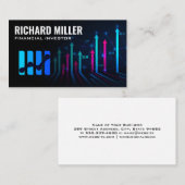 Financial Graph | Investor Stock Chart 名刺 (正面/裏面)