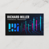 Financial Graph | Investor Stock Chart 名刺 (正面)