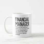 Financial manager コーヒーマグカップ (左)