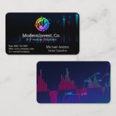 Financial Tech | AI | Growth Chart 名刺 (正面/裏面)