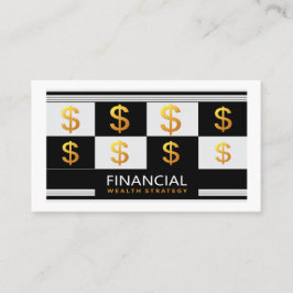 Financial Wealth Management Money Advisor Strategy 名刺