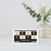 Financial Wealth Management Money Advisor Strategy 名刺 (スタンド正面)