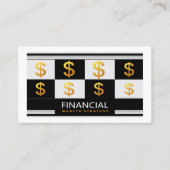 Financial Wealth Management Money Advisor Strategy 名刺 (正面)