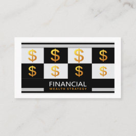 Financial Wealth Management Money Advisor Strategy 名刺