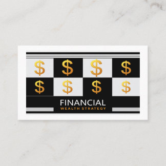 Financial Wealth Management Money Advisor Strategy 名刺