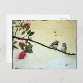 Finch Conversation Postcard ポストカード (正面/裏面)