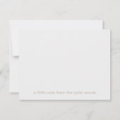 Finch in Winter Branches Nature Photography ノートカード (裏面)