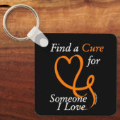 Find a Cure/ハート/Someone I Love...RSD/CRPS キーホルダー (正面)