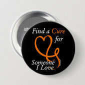 Find a Cure/ハート/Someone I Love...RSD/CRPS 缶バッジ (正面&裏面)