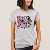 Find a Cure - Breast Cancer Awareness Tシャツ (正面)