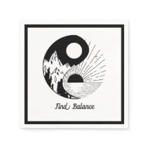 Find Balance禅陰陽白黒