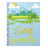 Find Beauty Notebook ノートブック (正面)