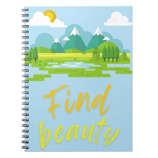 Find Beauty Notebook ノートブック (正面)