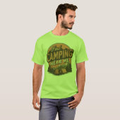 Find Camping Near Me —ヴィンテージ屋外Tシャツ Tシャツ (正面フル)